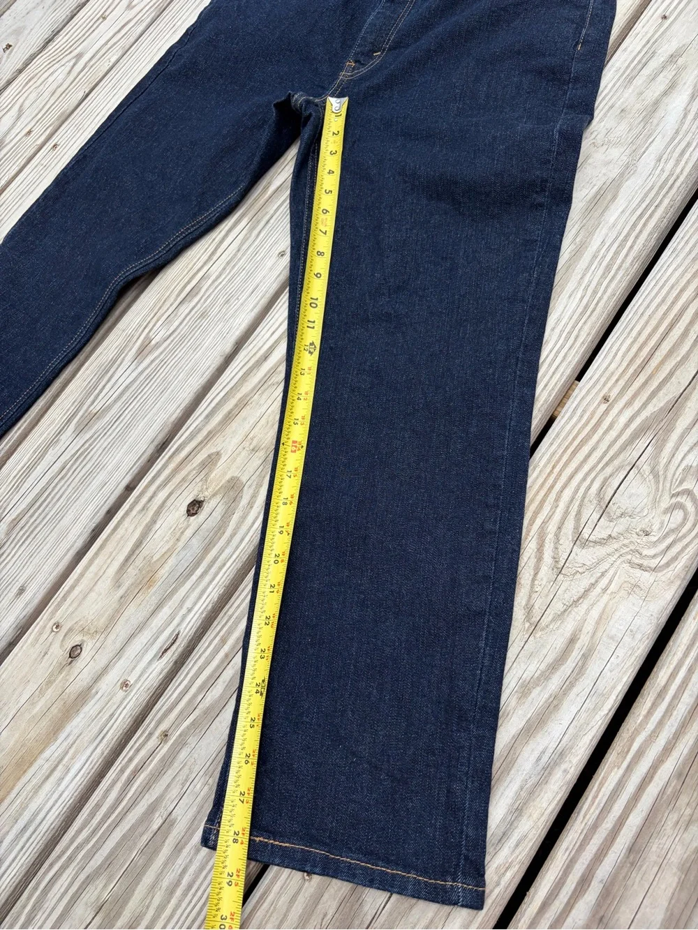 Levi's 541 Jeans Mens 34x30 Darkest Blue Athletic Tapered Denim Zip Fly 5 Pocket